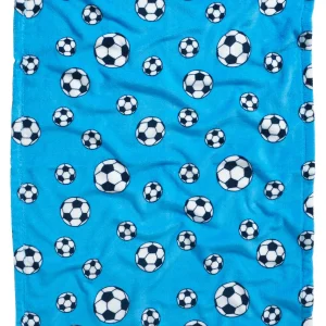 Playshoes Fleece-Decke Fußball In Blau 7