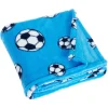 Playshoes Fleece-Decke Fußball In Blau 14