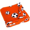 Playshoes Fleece-Decke Fußball In Orange 7