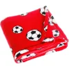 Playshoes Fleece-Decke Fußball In Rot 7