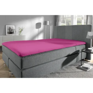 REDBEST Topper-Spannbettlaken Denver In Fuchsia 7