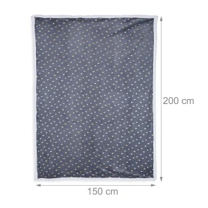 Relaxdays 2x Kuscheldecke In Grau/ Weiß – (B)150 X (T)200 Cm 15