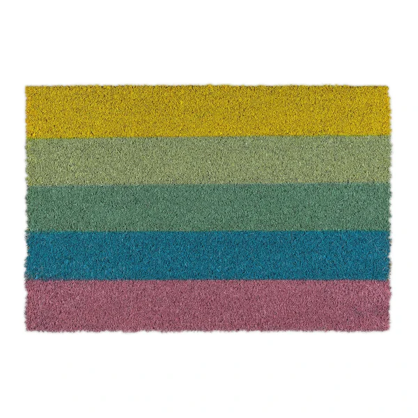 Relaxdays Fußmatte “Regenbogen” In Bunt – (B)60 X (T)40 Cm 9