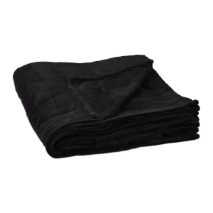 Relaxdays Kuscheldecke In Schwarz – (B)200 X (T)220 Cm 15