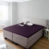 Schiesser Topper-Spannbettlaken In Aubergine 14