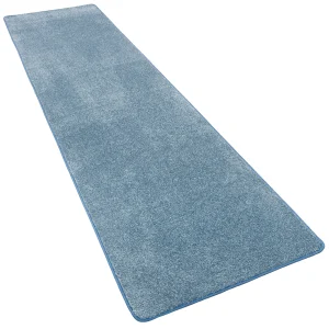 Snapstyle Hochflor Velours Läufer Teppich Luna In Blau 9