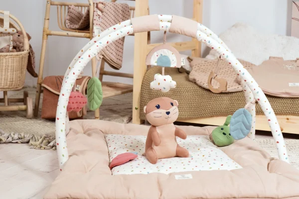 Sterntaler Babydecke Musselin Eichhörnchen + Otter In Beige 6