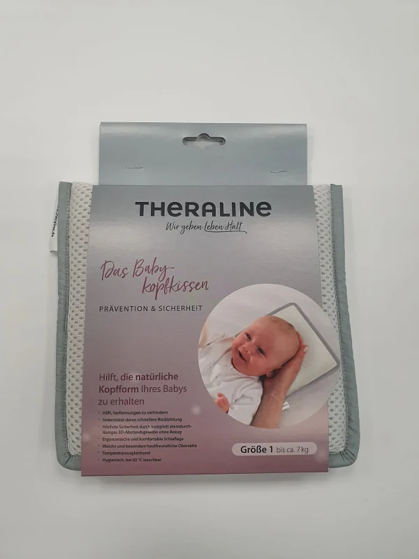 THERALINE Babykopfkissen Mit High-Tech Abstandsgewebe 7