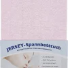 Urra Jersey Spannlaken Weiß/rosa, 40 X 90 Cm, 2er Pack 11