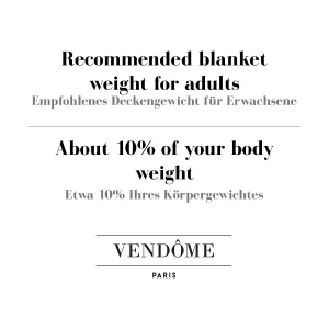 Vendôme Bettdecke ” Gewichtsdecke – Gravitas Sleep – 5 Kg ” In Grau 14