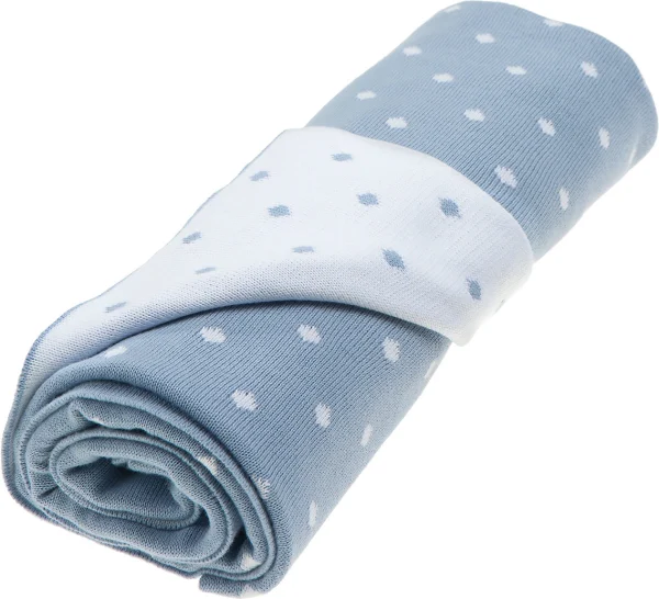 Vinter & Bloom Dots Decke ÖKO “Placid Blue” 1