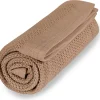 Vinter & Bloom Soft Grid Decke ÖKO “Almond Beige” 23